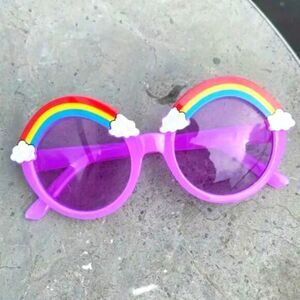 Rainbow kids polycarbonate sunglasses
